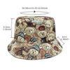 oly-e8210cb87b485a31236a172f2aab285b Wholesale Smiling Bear Pattern Fisherman Hat Stylish Sunscreen Hat for Daily Use