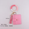 Wholesale Solid Black Silicone Key Bracelet Trendy Fashion Key Accessory for Everyday Use
