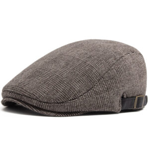 Wool peaked cap-latform khaki / Adjustable [56-59cm]