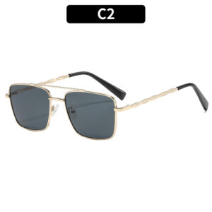 C2-gold frame gray piece