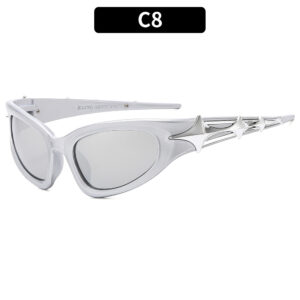 C8-Silver Frame White Mercury