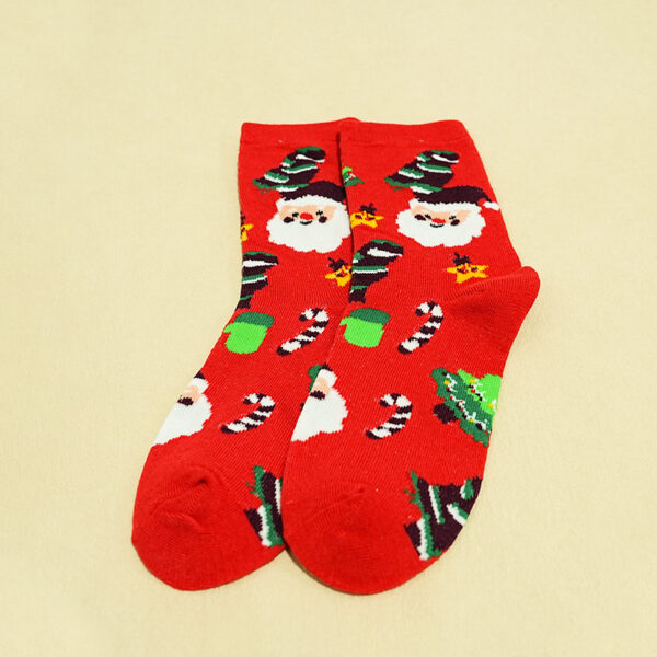 oly-e83e14daf490af313b62f4b88358925d Wholesale Autumn and Winter Trendy Christmas Socks Santa Claus Elk Snowman Gingerbread Man Cartoon Mid Calf Socks Cross Border Foreign Trade