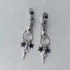 oly-e842a00015e03e31251af1386cfafd53 Wholesale Star Hoop Earrings Stainless Steel Gothic Punk Y2K Style Fashion Jewelry Accessory for Party Wear