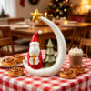 Wholesale Santa Claus Moon Christmas Tree Resin Ornament Home Decor Desktop Decoration for Resale