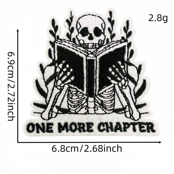 Wholesale Decorative Book Sticker Set - 15 Pieces Pink Reading Theme Embroidered Patches for DIY Craft, Clothing, Bag Accessory