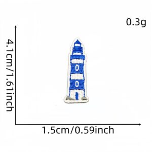 Ocean series cloth stickers 10#