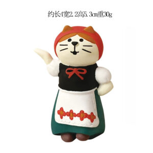 Dancing female cat