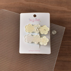 5 # Yellow series 3 flowers-2pcs