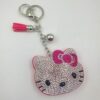 Wholesale Korean Velvet Cat Bag Charm with Tassels and Two Tone Rhinestones Wedding Gift for Women