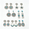 oly-e880297fc1790cbfa9c61bab14d972ee Wholesale Vintage Turquoise Bohemian Statement Earrings Gift Party Wear Jewelry Accessory