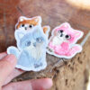 oly-e88301bc215c629e27b9d2afa124e2be Wholesale Chic 3D Embroidered Cat Patch Polyester DIY Fashion Accessory for Towels and Clothing