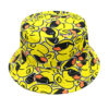 Wholesale Stylish Cartoon Duck Print Fisherman Hat Sunscreen Outdoor Hat for Everyday Wear