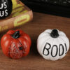 Wholesale European Style Resin Pumpkin Black Halloween Decorative Accent for Party Tabletop