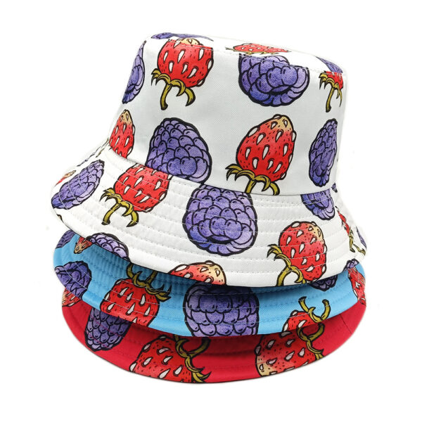 oly-e8a935c9d4d7cea36eba51b1d2027fd0 Wholesale Double Sided Fisherman Hat with Pineapple Print for Sun Protection Everyday Casual