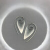 Wholesale Retro Geometric Triangle Alloy Earrings Ancient Silver Jewelry Accessory