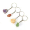 oly-e8e312746d08939e8cf23fc1bb91f2f4 Wholesale Tiger Stone Crystal Keychain Pendant Pastoral Style Handmade Metal Decorative Accent Boutique Resale