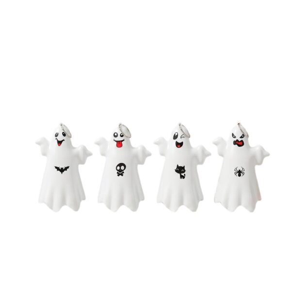 Wholesale Halloween Ghost Lantern Decorative Ornament Plastic Skull Style Gift for Party Boutique Resale
