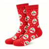 Wholesale Fruit Printed Cotton Mid Calf Socks Winter Warm Unisex Casual Boutique Resale