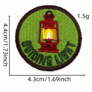 Cartoon round cloth patch 14#