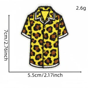 Cartoon leopard print cloth sticker 5 #