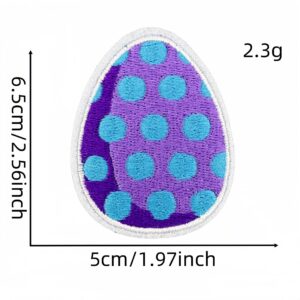 Easter egg cloth stickers 5#