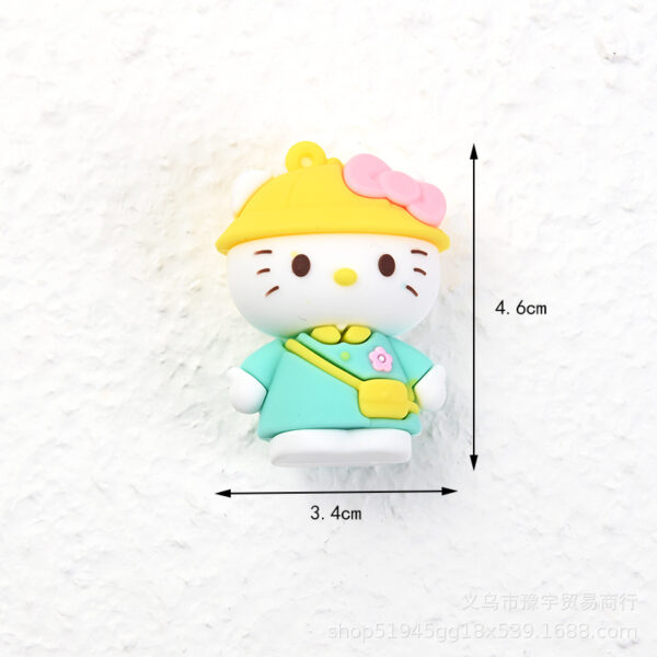 Wholesale Cute Cartoon Cat Keychain Pendant 8 Styles Bag Charm Fashion Accessory Boutique Resale Gift