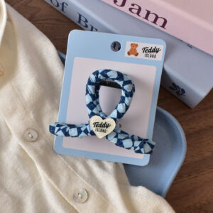 24 # Blue/navy blue love small cross-8cm