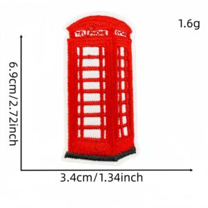 Red series cloth sticker 14#