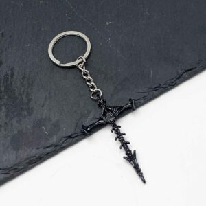 Black skeleton cross