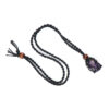oly-e9e2cc3084f75e9786e7db56f74d1598 Wholesale Amethyst Crystal Handmade Woven Net Pendant Necklace Adjustable Boutique Resale Gift