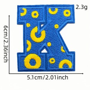 Letter cloth patch k