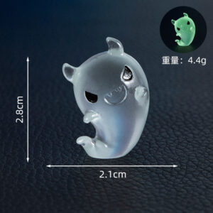 Pointed ghost-transparent luminous