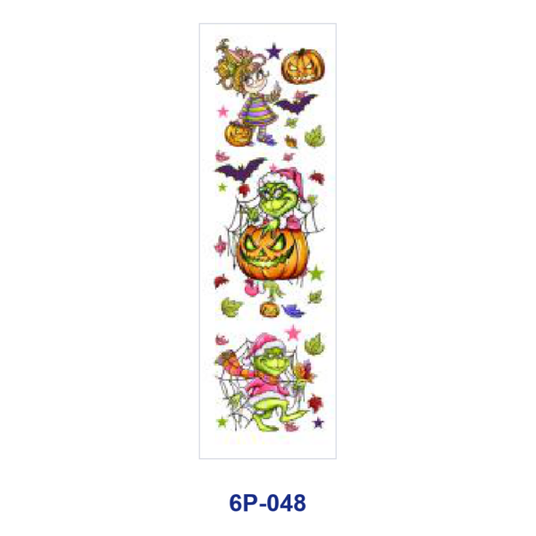 Wholesale 2/8/16pcs UV DTF Stickers Halloween Pumpkin Ghost Bat Print Pen and Bookmark Stickers OLY Exclusive