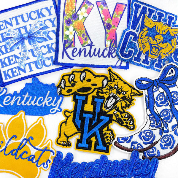 oly-ea09559b157119849cc357bd1666f2dc Wholesale Chic University of Kentucky Embroidered Patches Small Iron-On DIY Accessory for Shoes Hats