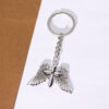 oly-ea139201045d87d3636732ed33e27654 Wholesale Punk Vintage Angel Wings Cross Keychain Pendant, Zinc Alloy Fashion Accessory for Bags