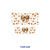 oly-ea1572cc003cfacf6f4c6750fc85e32b Wholesale 2/4/8pcs Vintage Bow Floral Print Mini Cup Keychain Sticker
