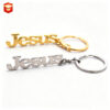 Wholesale Chic Gold Metal Letter Pendant Keychain Fashion Accessory for Car Keys or Bag Charm