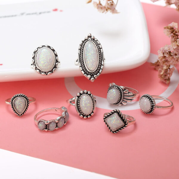 Wholesale Vintage Geometric Design Ring - Fashion Jewelry Accessory for Gift and Resale