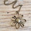 oly-ea566a296ecbe90d3ba7884c5a5d8f4b Wholesale Ancient Gold Alloy Flower Pendant Necklace for Women Gift Jewelry Accessory