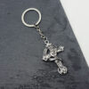Wholesale European Style Skull Snake Keychain Pendant, Men's Car Key Accessory Gift