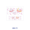 Wholesale 8pcs Cute Pink Cat UV DTF Mini Cup Keychain Sticker OLY Exclusive