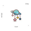 Wholesale Space Theme Embroidered Patches Astronaut Planet DIY Applique for Clothing Decorative Accent