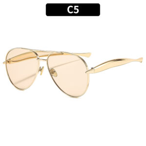 C5-gold frame champagne slices