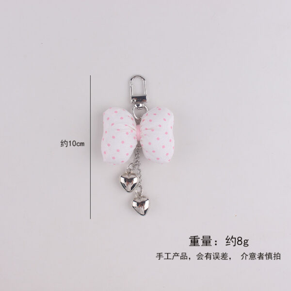 oly-eacc91c351d05dcadb284400cd7fd9ed Wholesale Fashion Bow Tie Silicone Keychain Bag Charm Phone Accessory