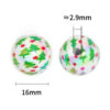 Wholesale Christmas Acrylic Beads Five Pointed Star Tree Shape Electroplated DIY Phone Charm Accessory Making Supplies for Resale