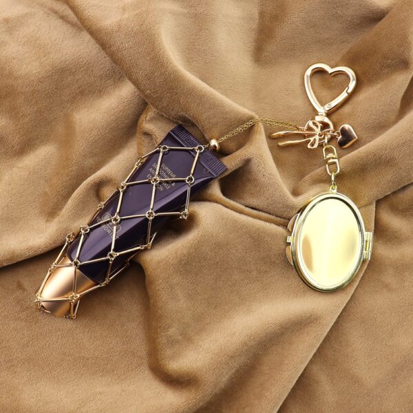 oly-eaf990ab571af558eb24b847602e9e44 Wholesale Metal Mesh Pouch Bag Charm Keychain Trendy Personalized Design for Everyday Use