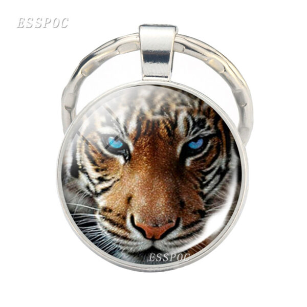 oly-eaffcef22fc75659dfb27f6626993181 Wholesale Cute Tiger Head Keychain Metal Pendant Birthday Gift Decorative Bag Charm