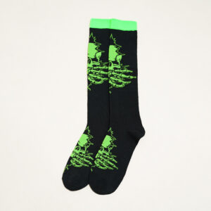 Skull calf knee socks / European and american sizes