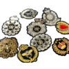 Wholesale Stylish Embroidered Bee Lion Patch College Suit Badge Fashion Accessory