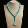 oly-eb54427353113cb71650909bb9c256bd Wholesale Islamic Style Turquoise Bead Bracelet 33 Beads Wedding Jewelry Accessory